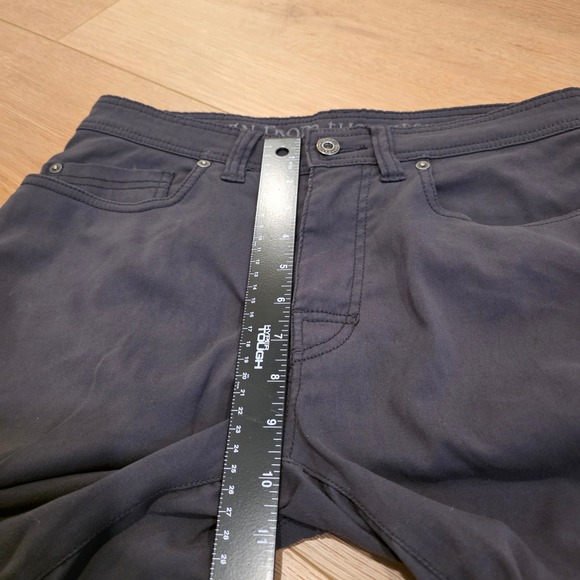 Prana Zion Slim Fit Pants Mens 30x32 Charcoal Gray Stretch Hiking Outdoor Travel - Picture 8 of 12